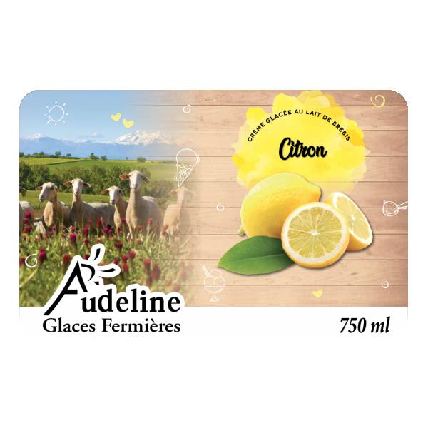 Crème glacée Citron