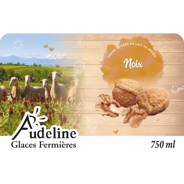 Crème glacée Noix