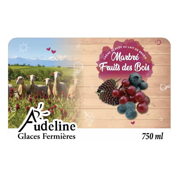 Crème glacée Fruits des bois