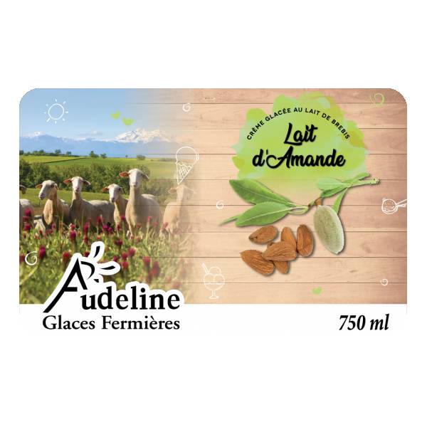 Crème glacée Lait d’amande