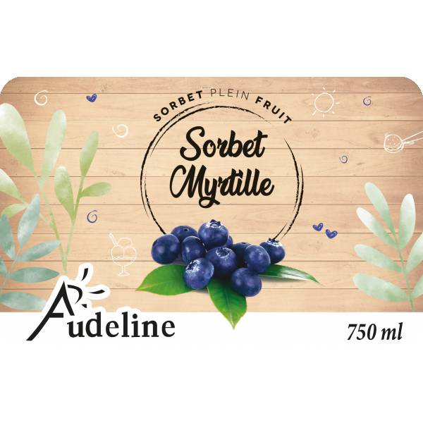 Sorbet myrtille