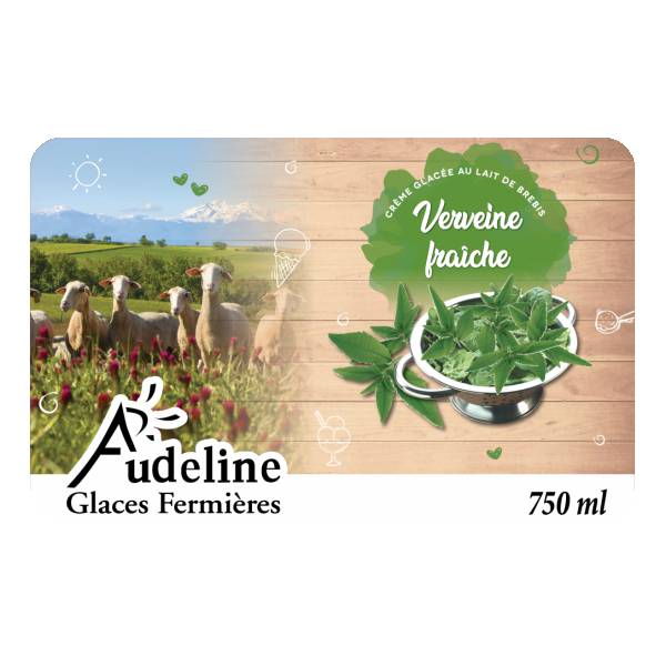 Crème glacée Verveine  fraîche